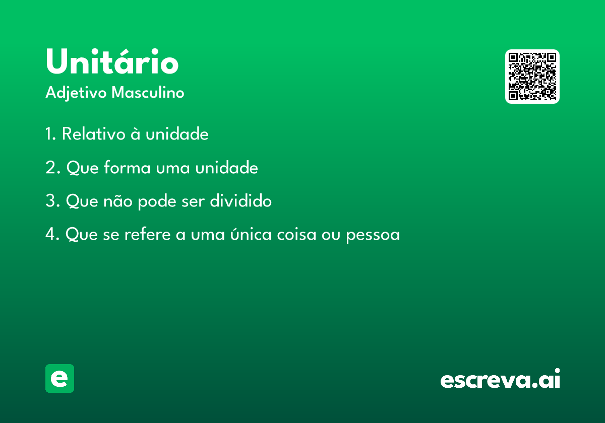 unitário