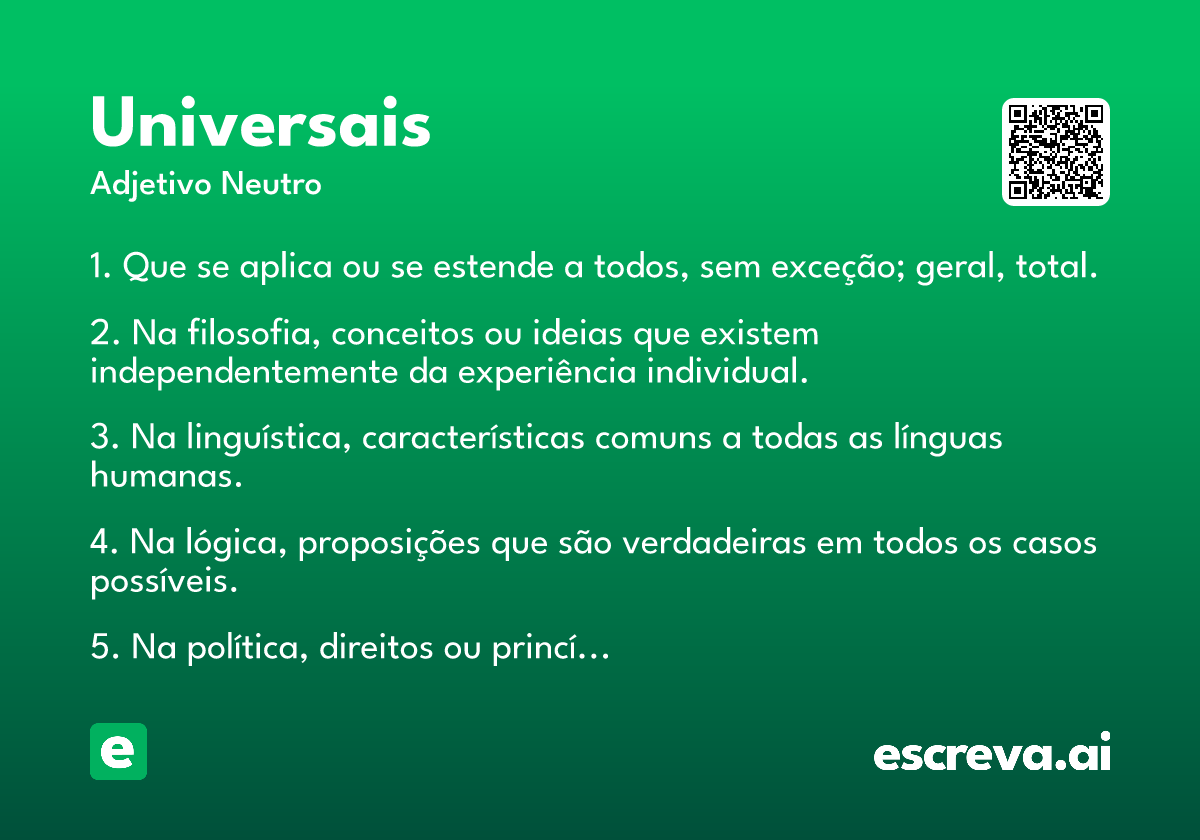 universais