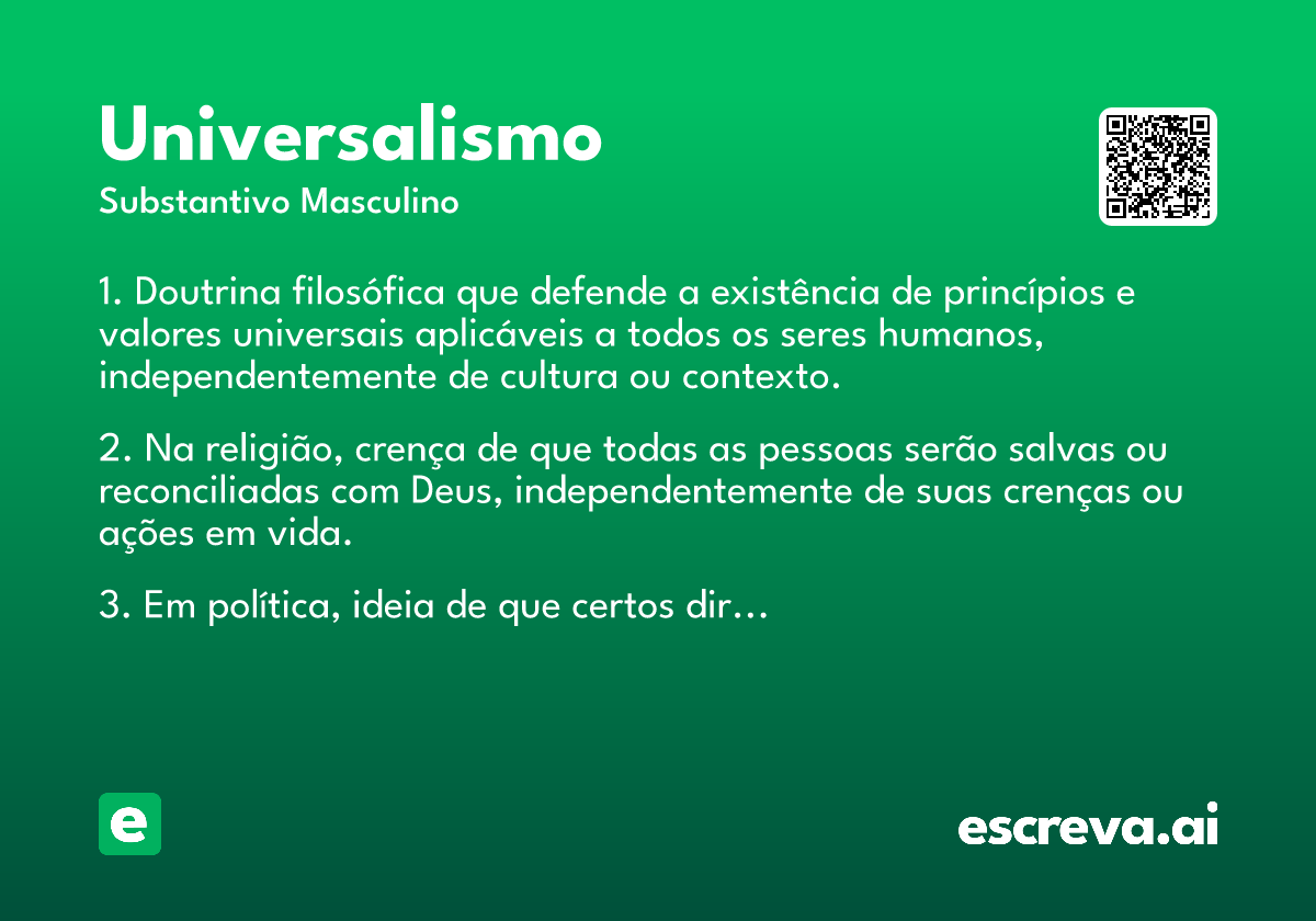 universalismo