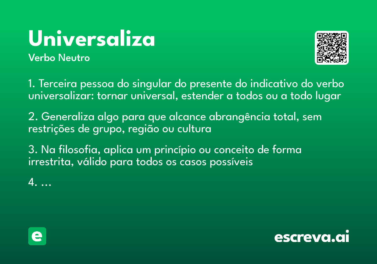 universaliza