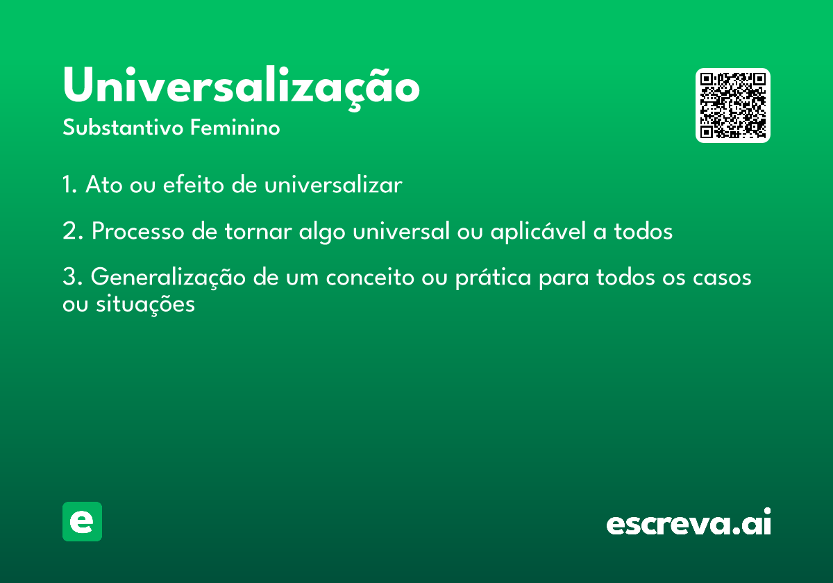 universalização