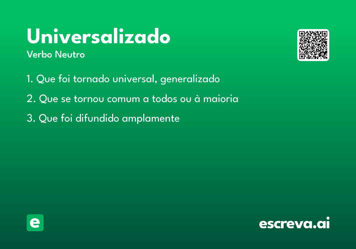 universalizado