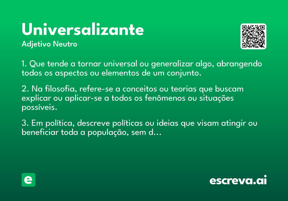 universalizante
