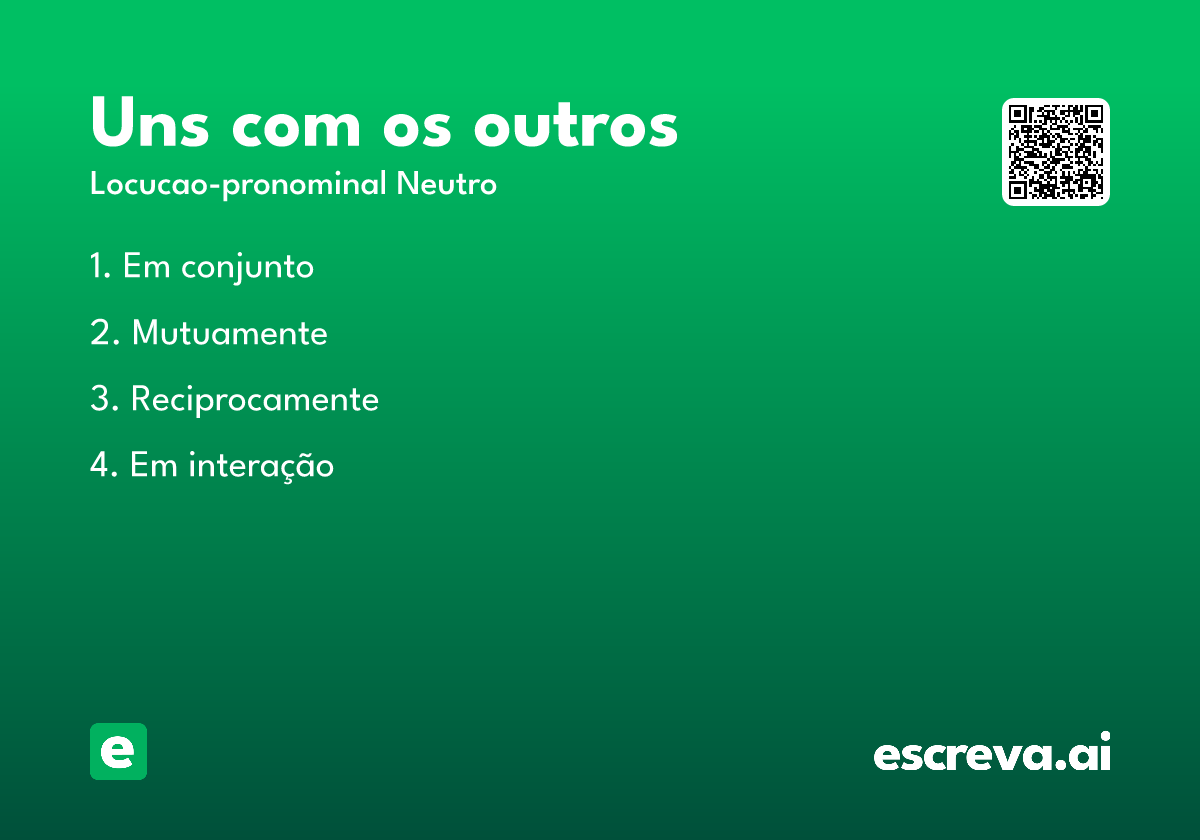 uns com os outros