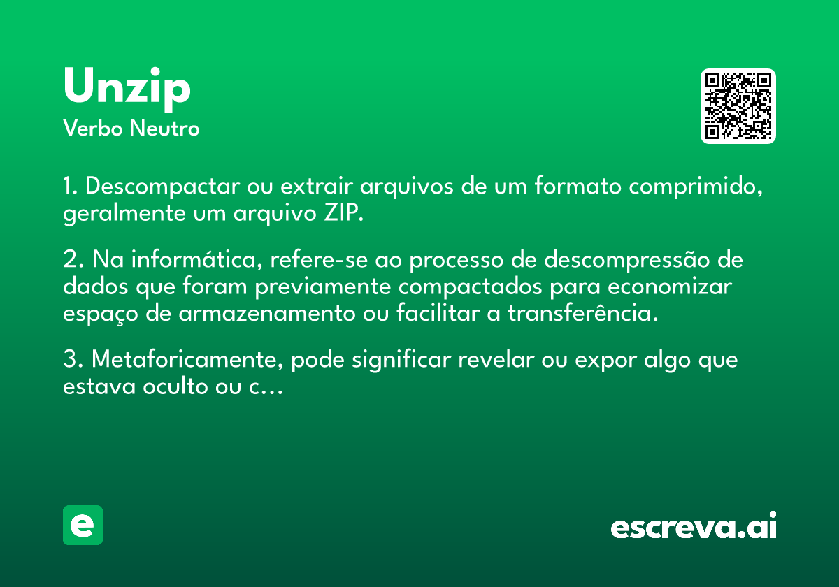 unzip