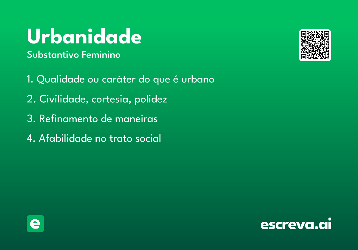 urbanidade