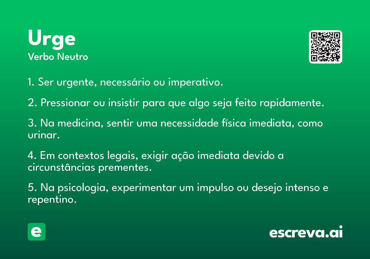 urge