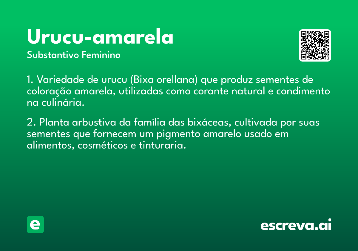 urucu-amarela