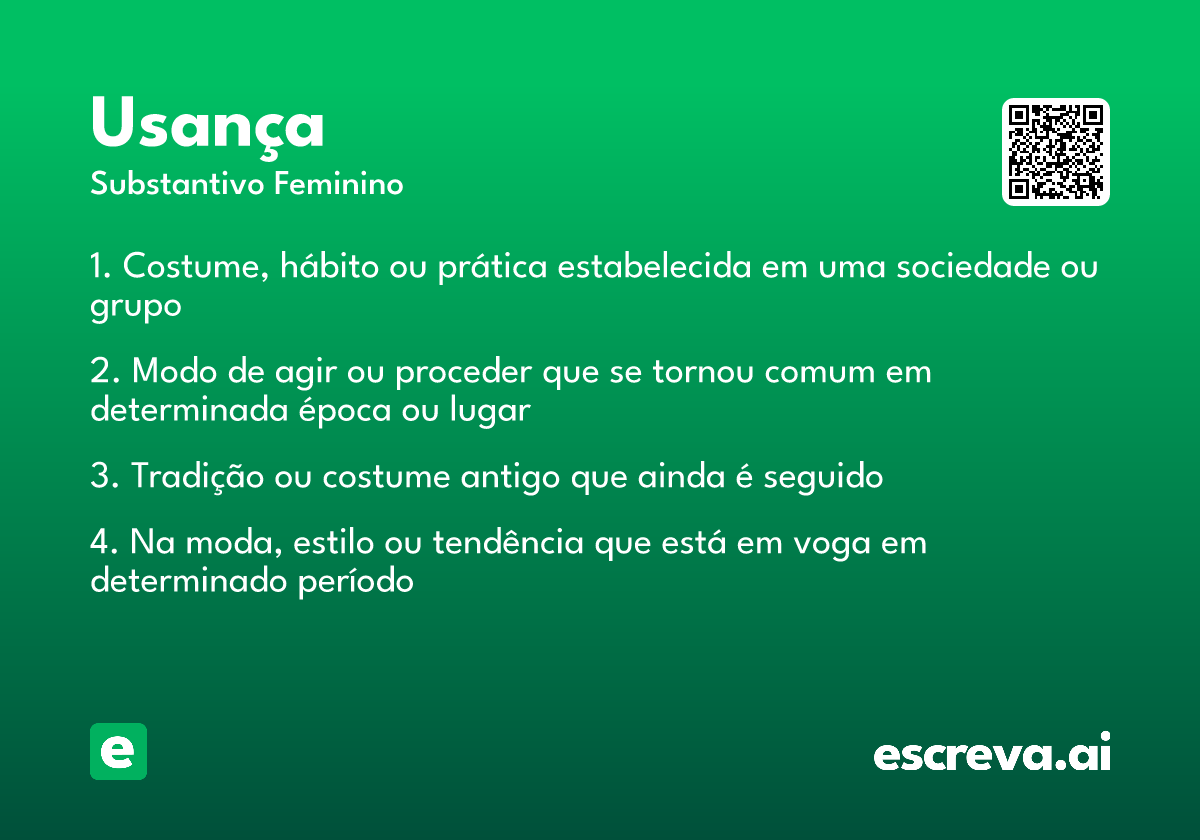 usança