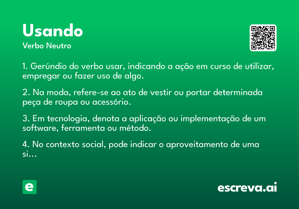 usando