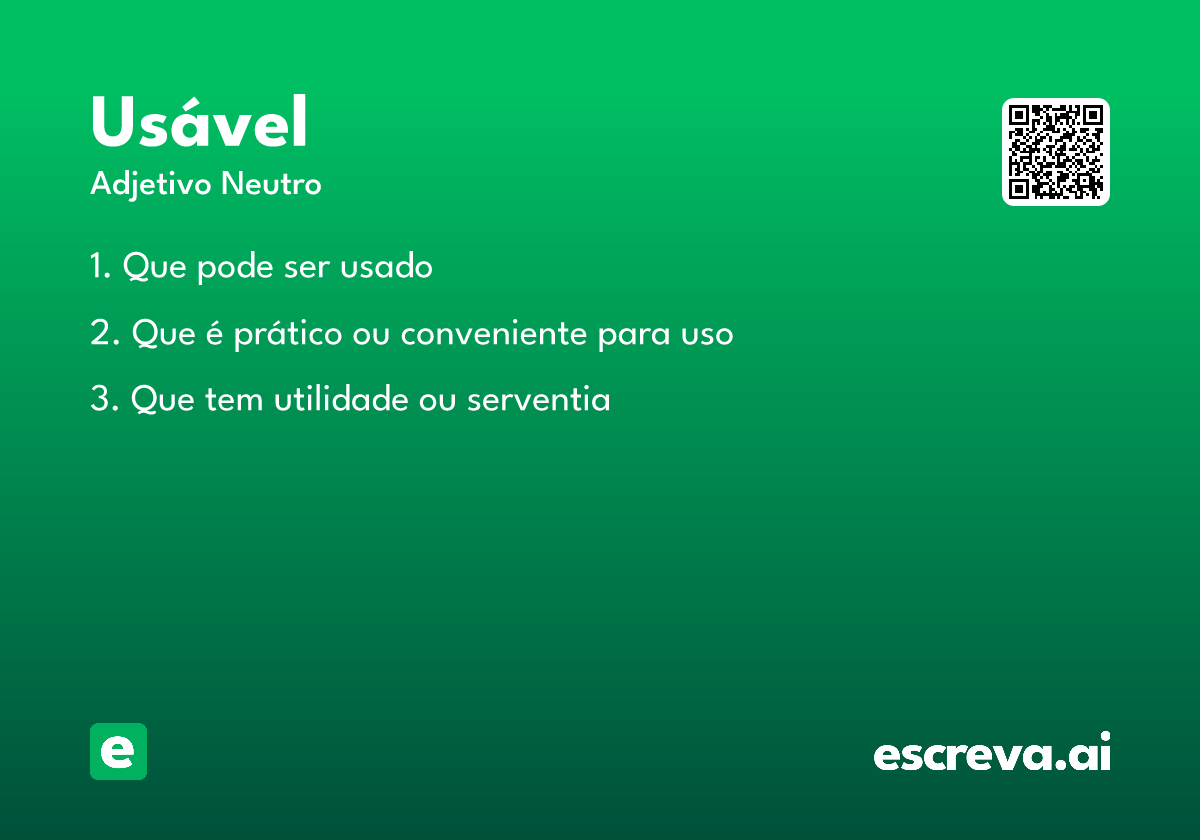 usável