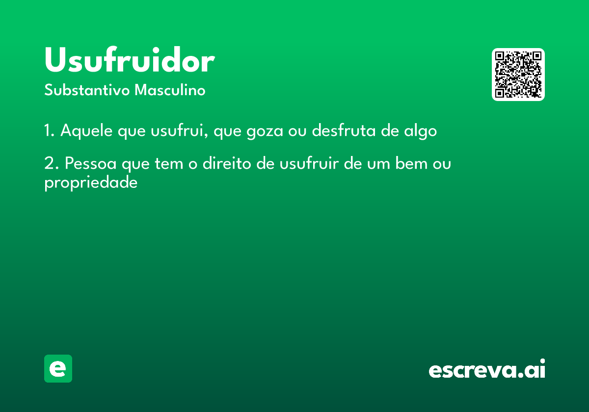 usufruidor