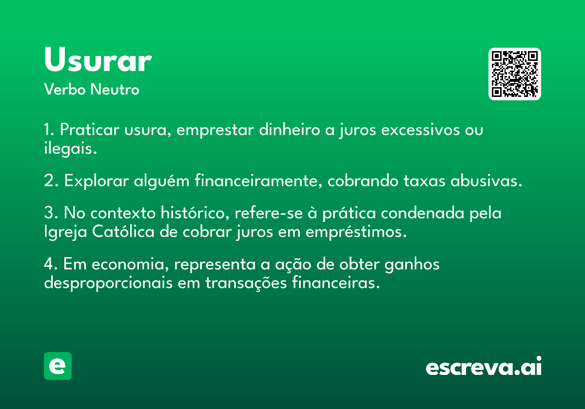 usurar