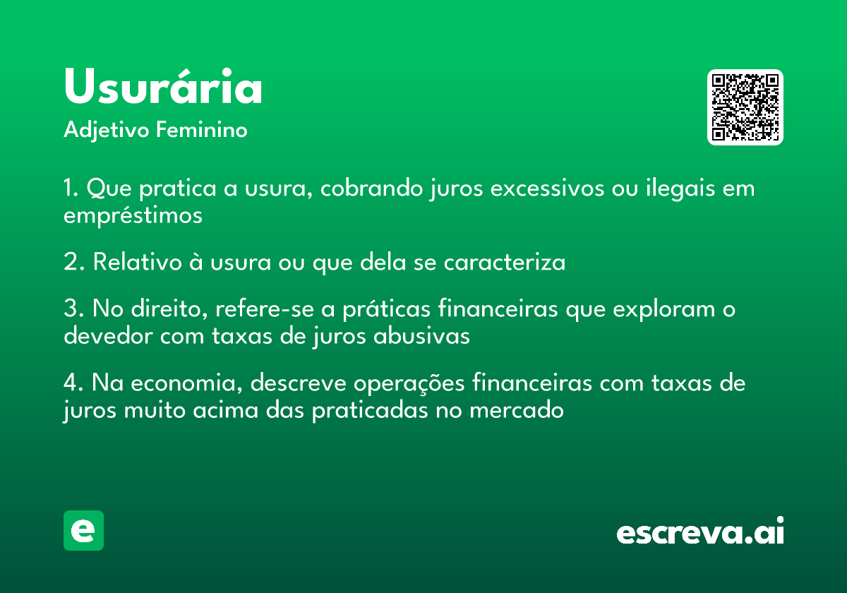 usurária