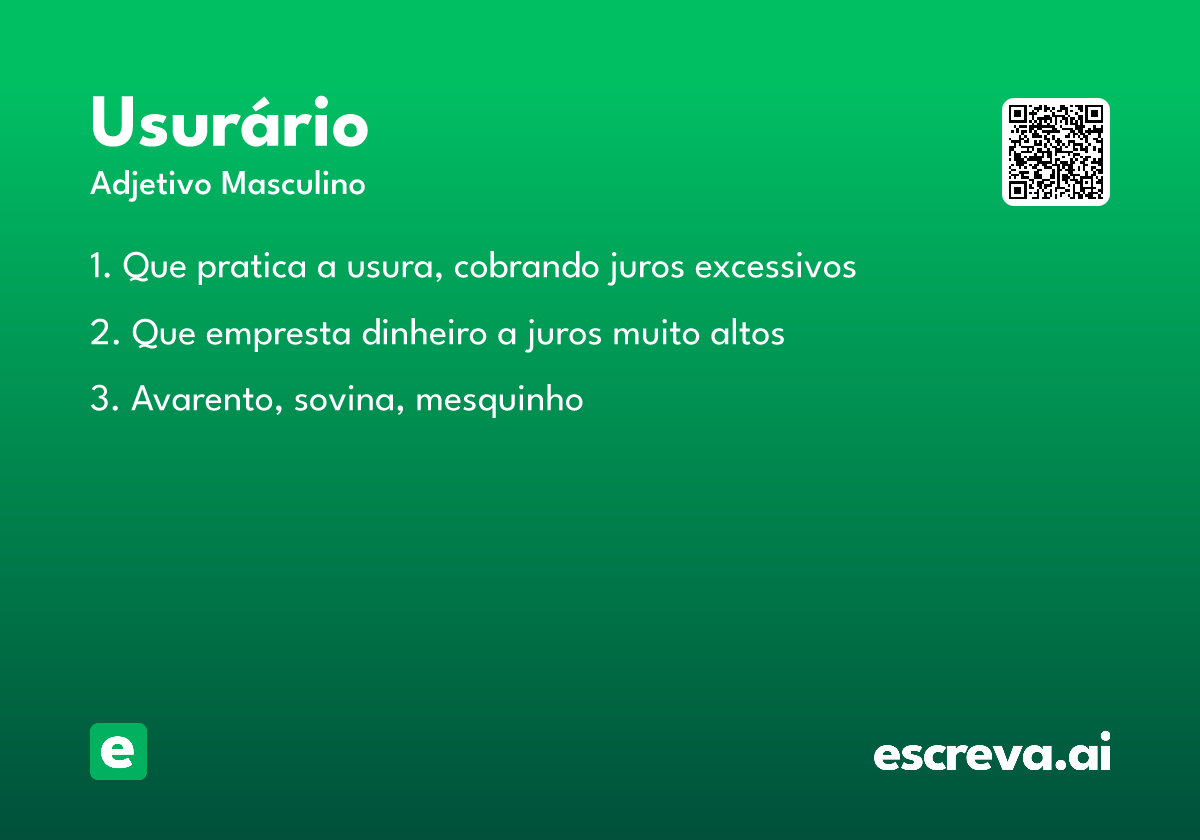 usurário