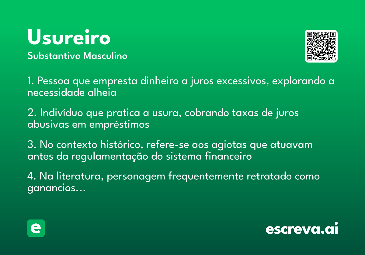 usureiro
