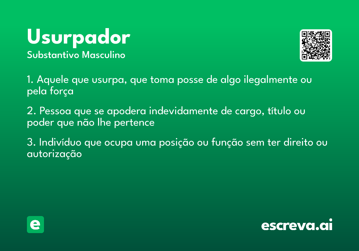 usurpador