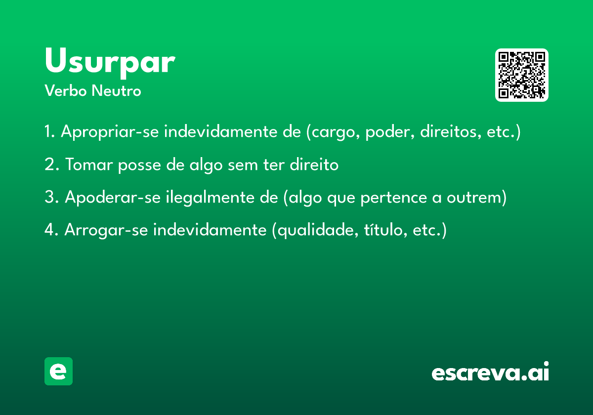 usurpar