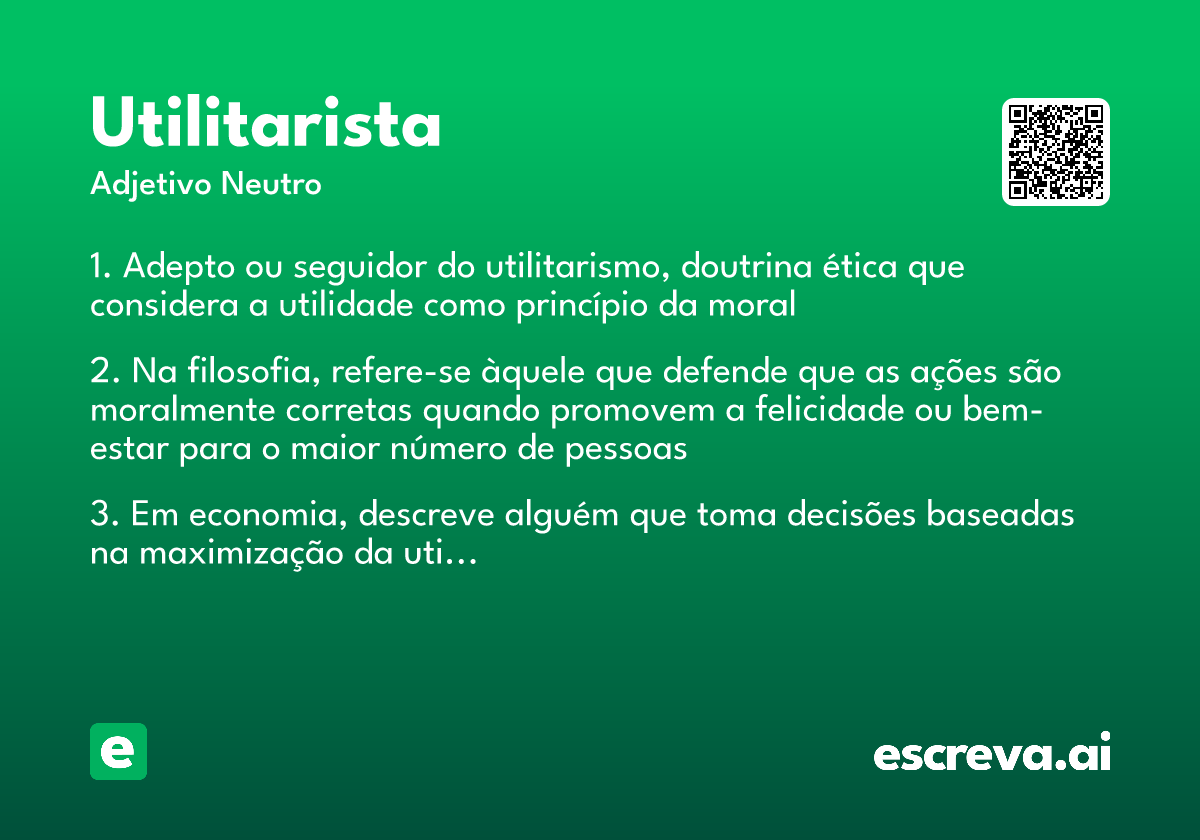 utilitarista