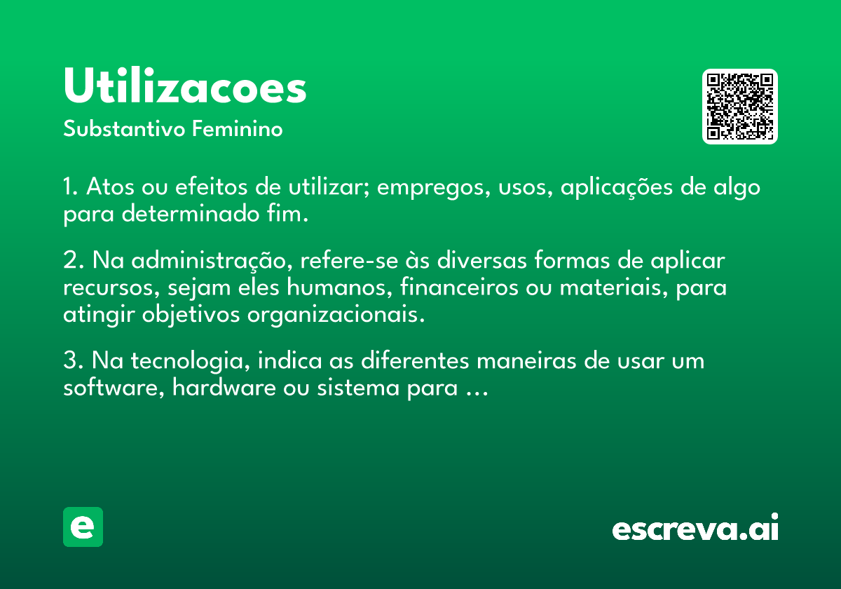 utilizacoes