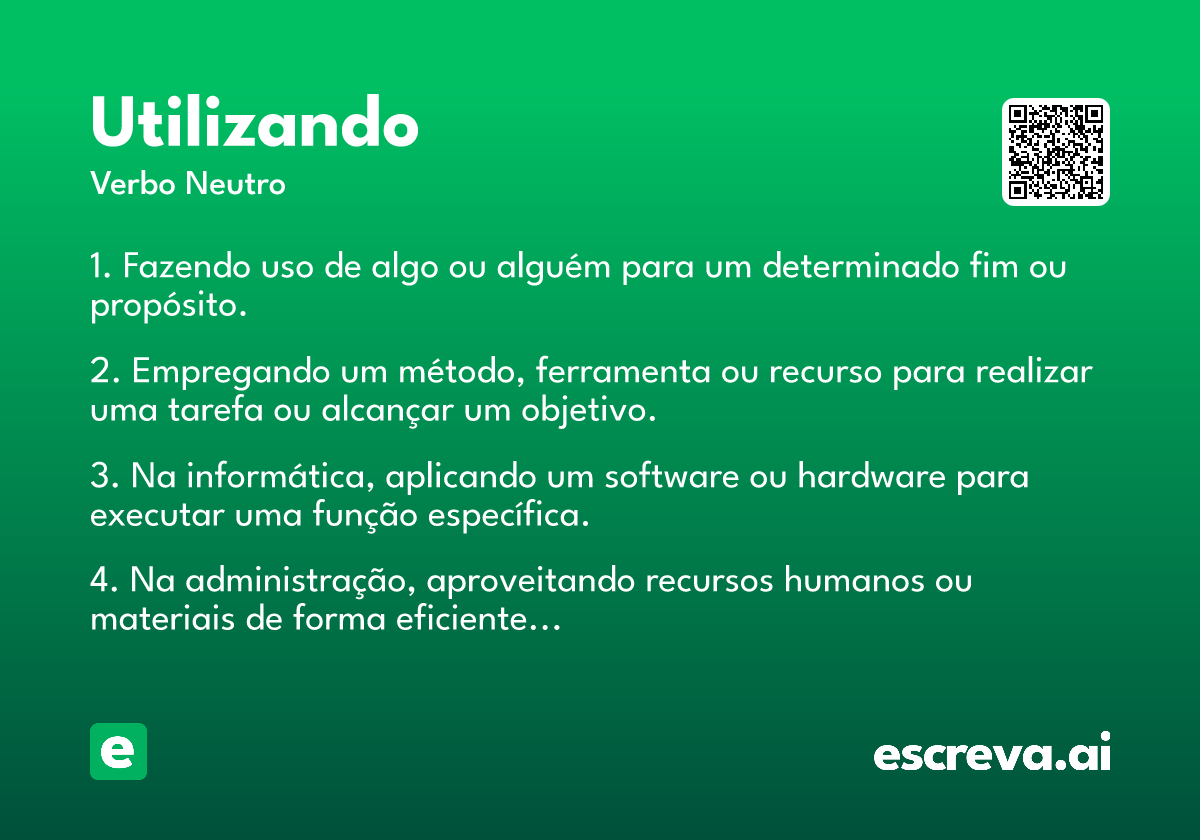 utilizando