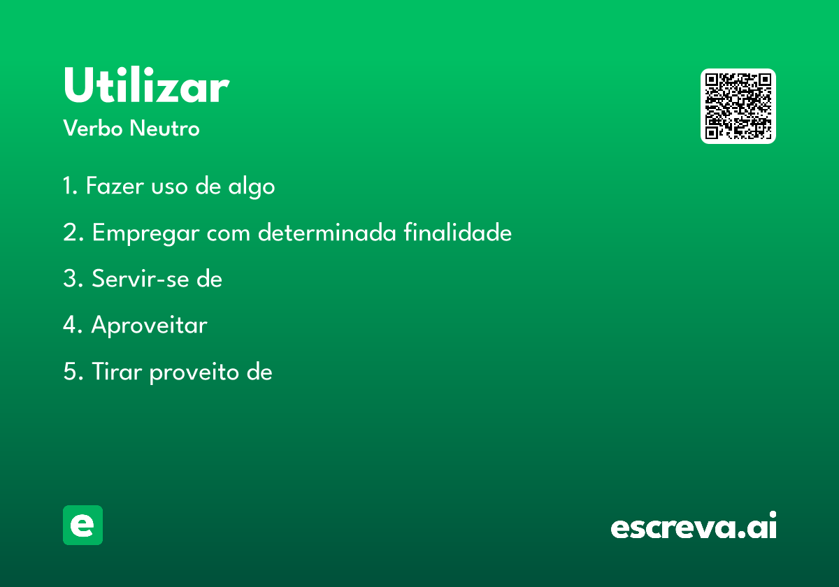 utilizar