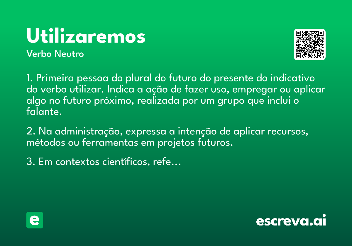 utilizaremos