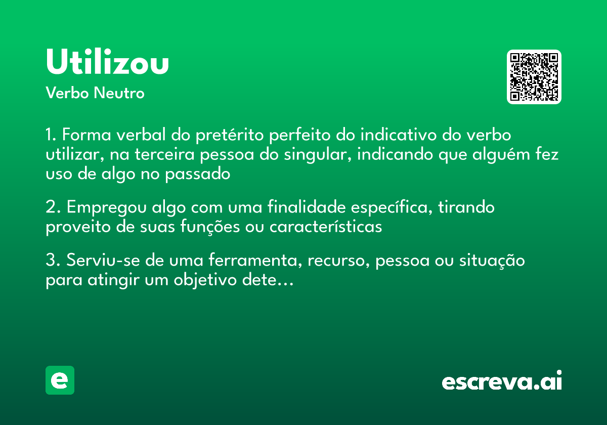 utilizou