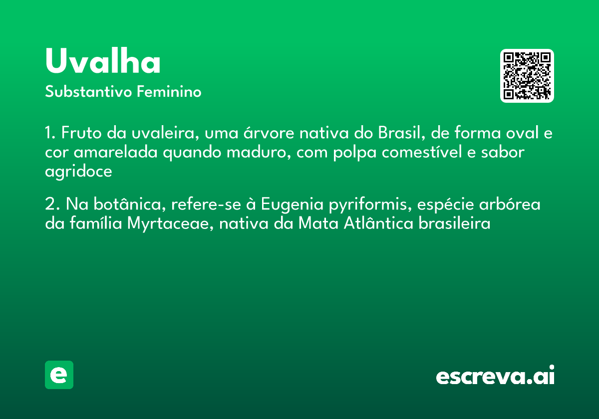 uvalha