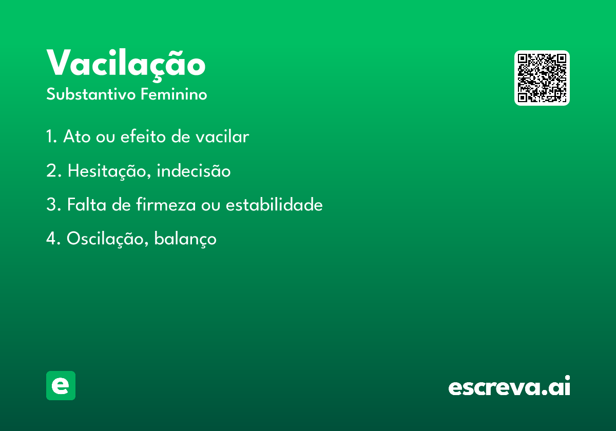 vacilação