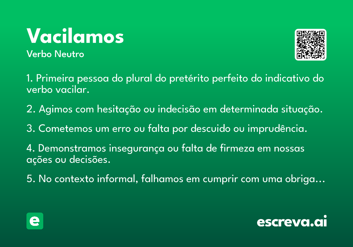 vacilamos