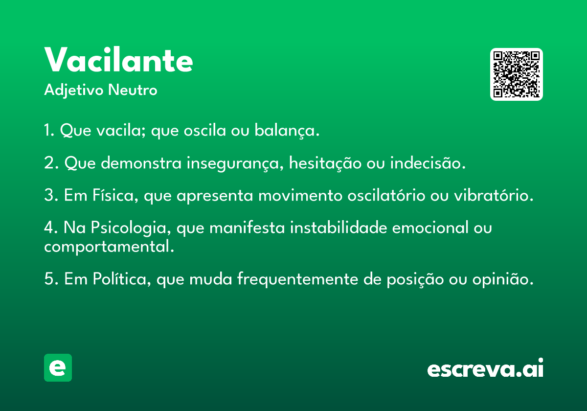 vacilante