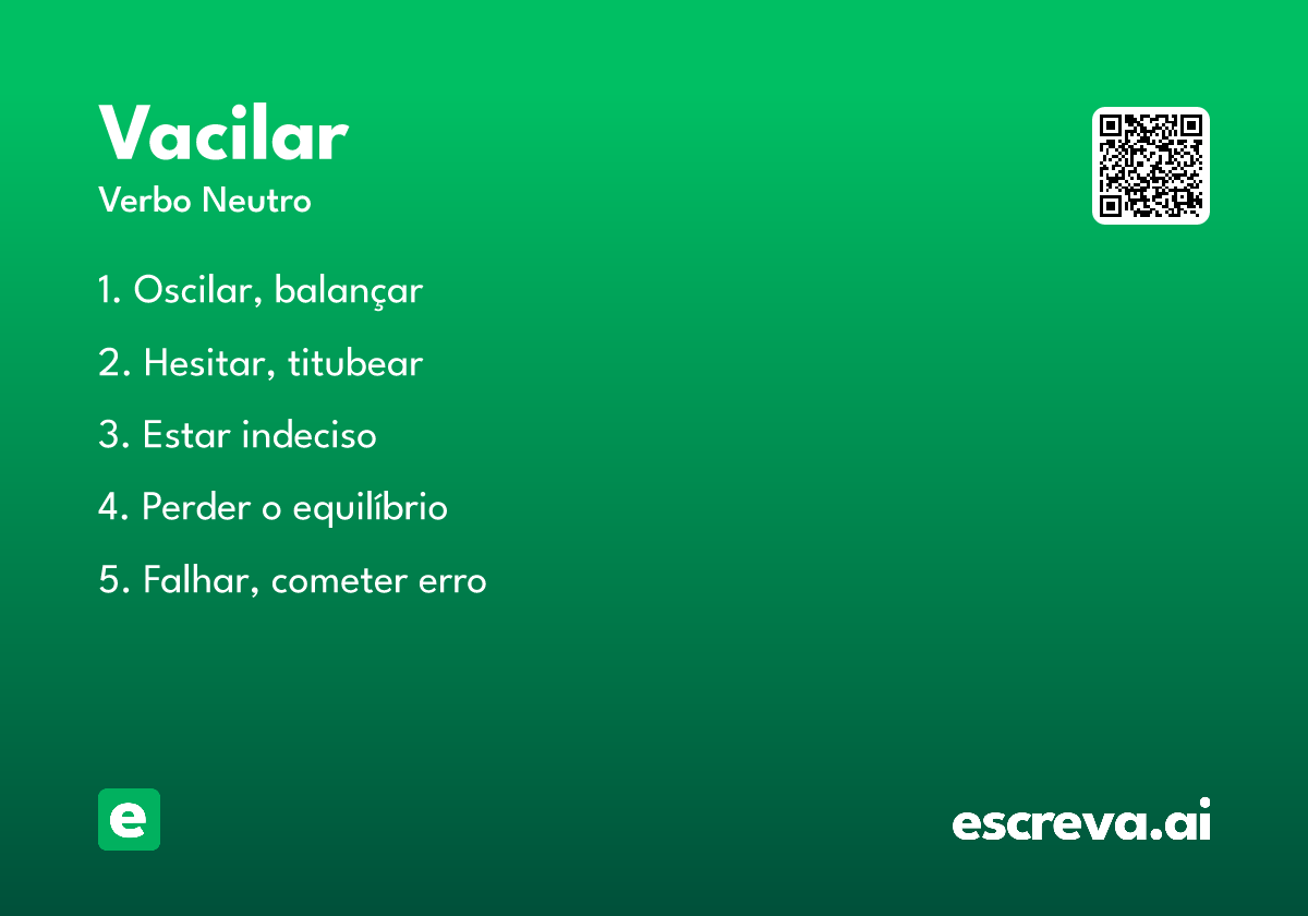 vacilar