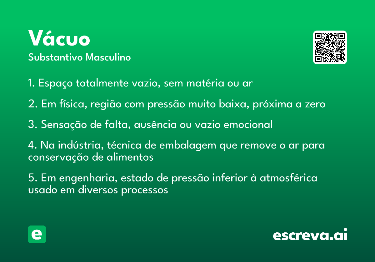 vácuo