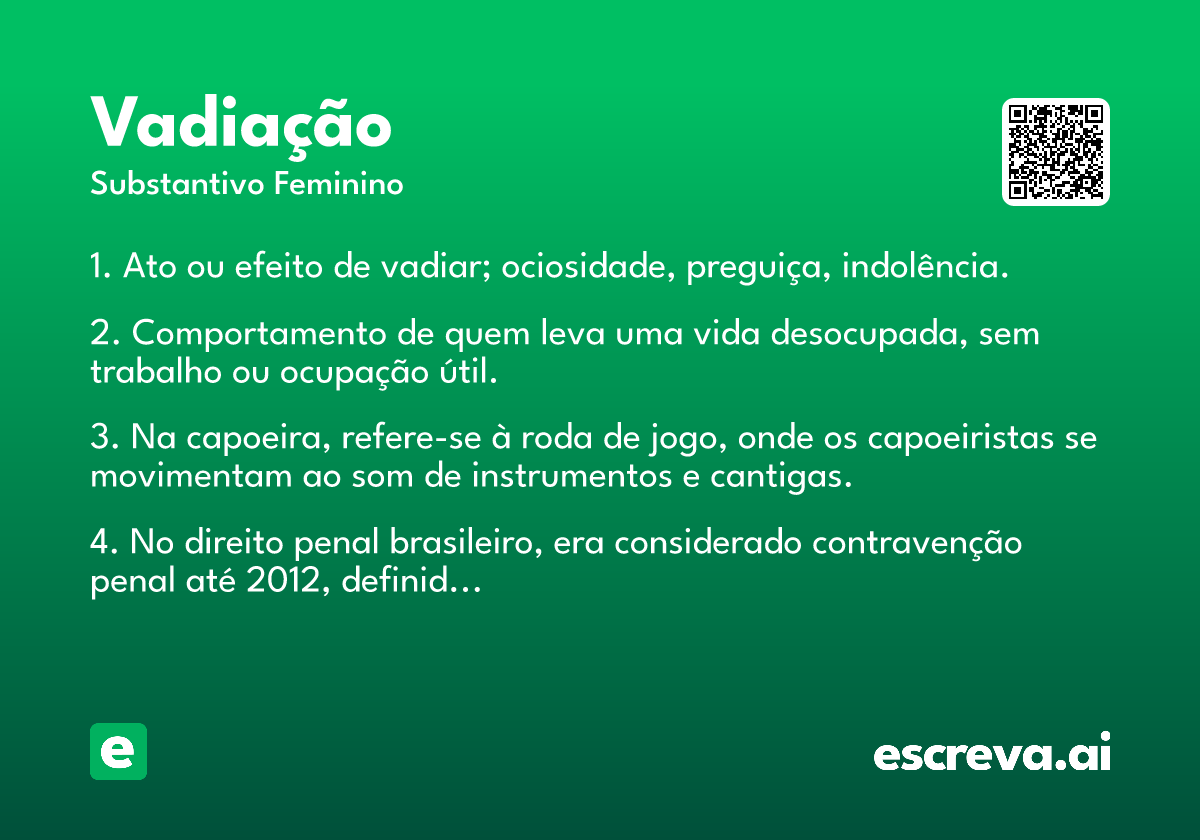 vadiação