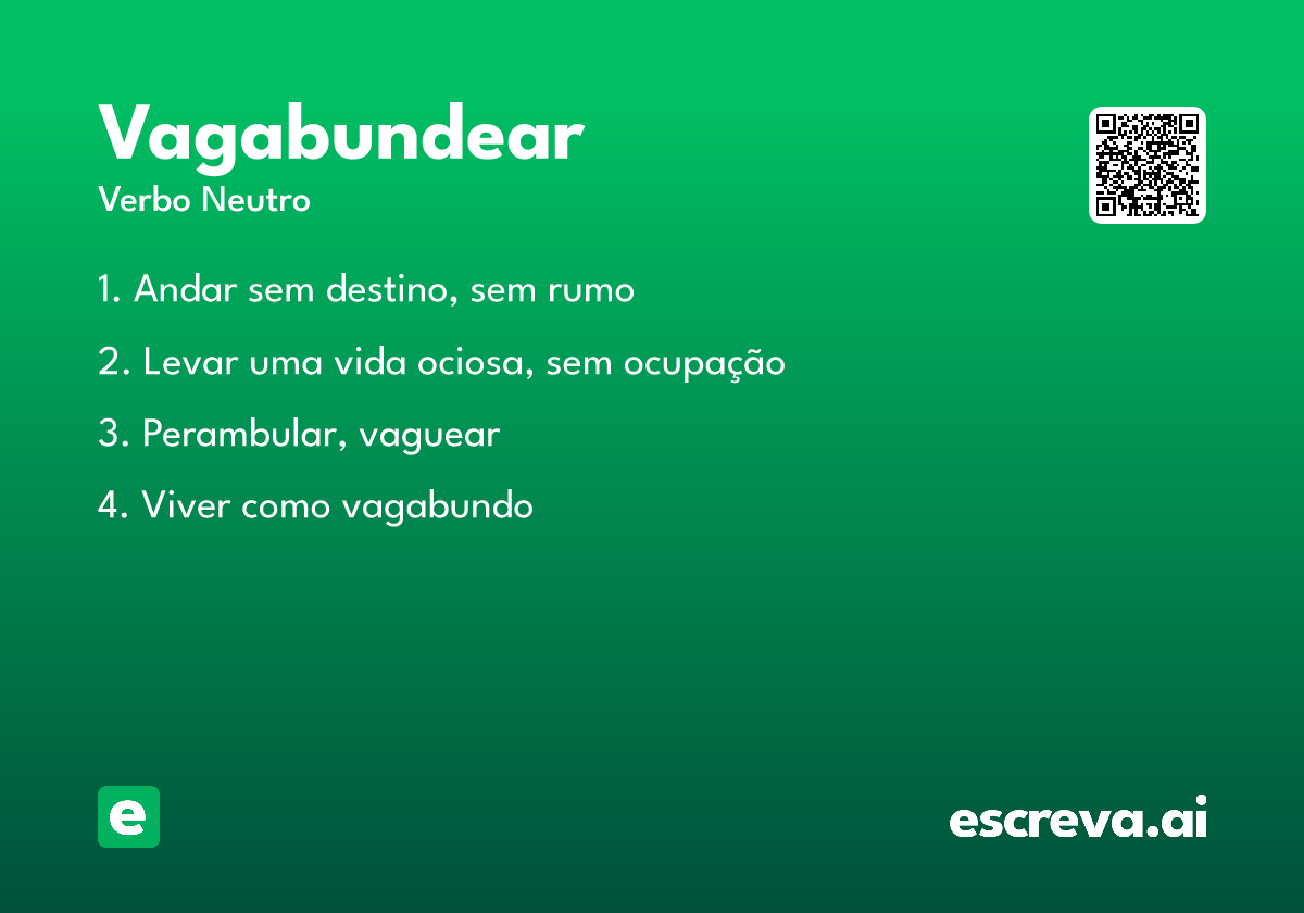 vagabundear