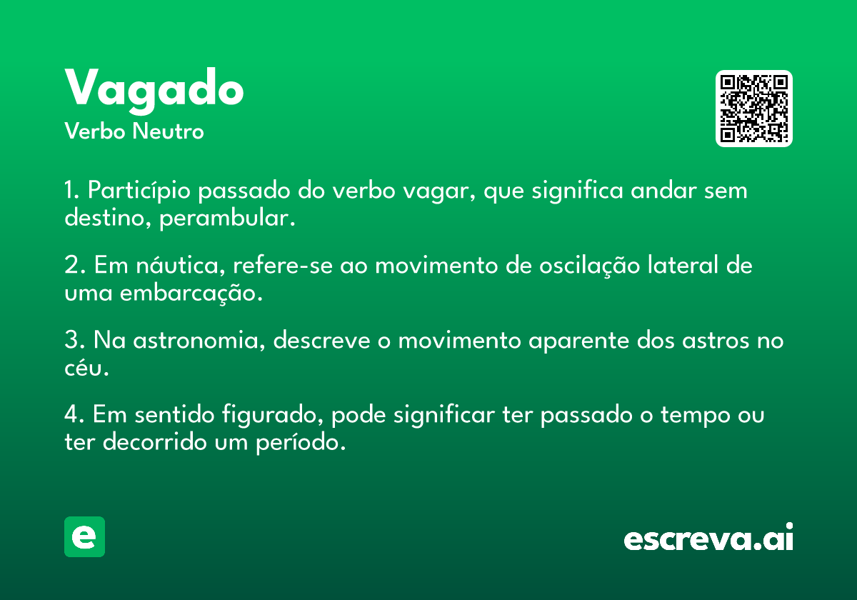 vagado