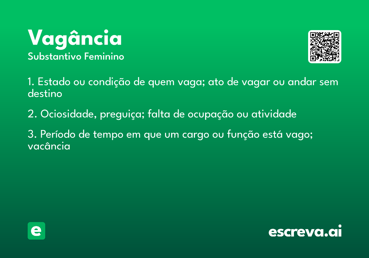 vagância