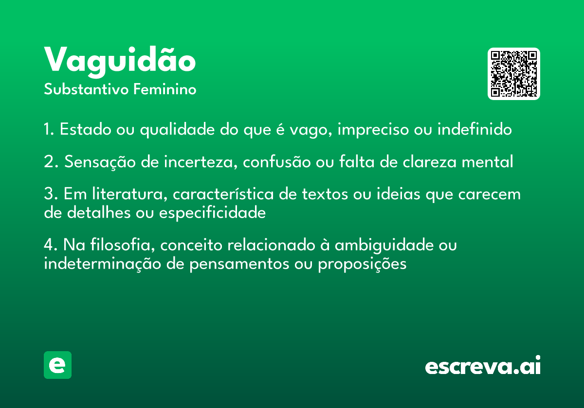 vaguidão