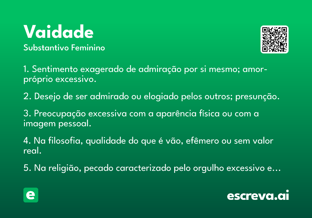 vaidade