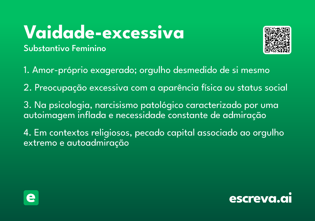 vaidade-excessiva