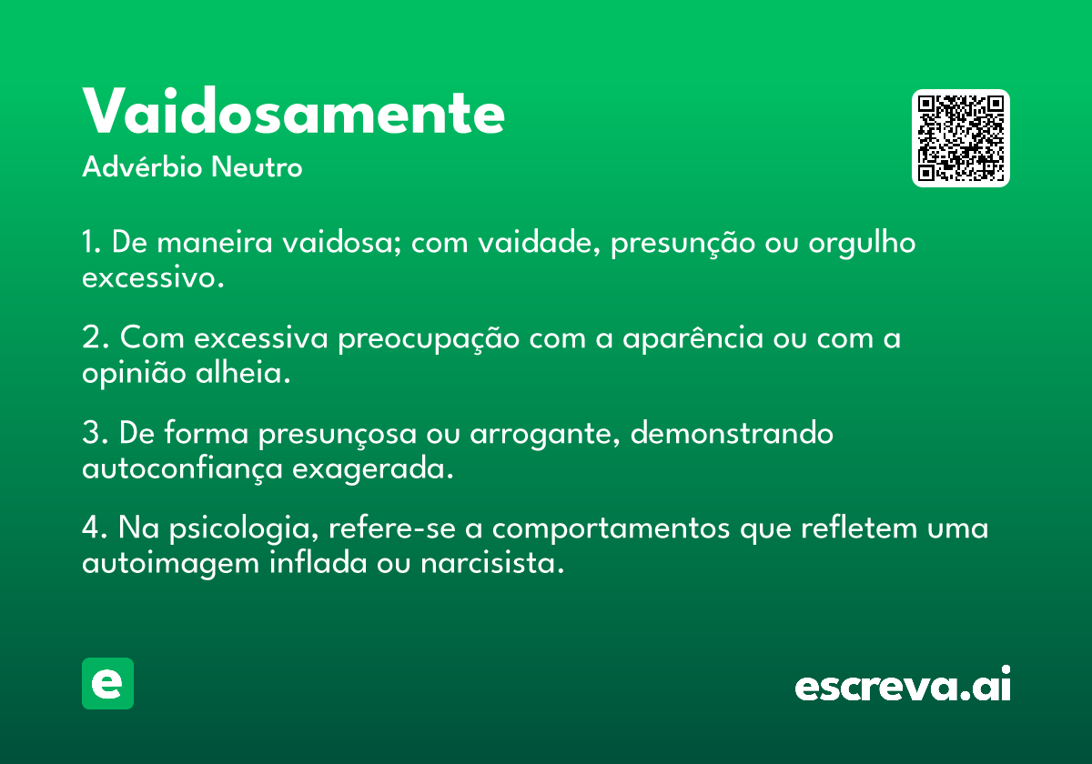 vaidosamente