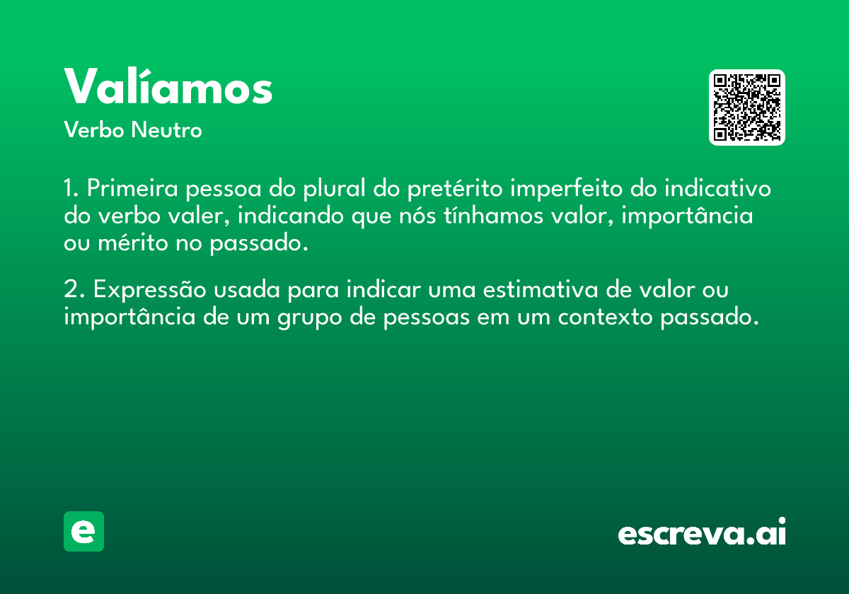 valíamos
