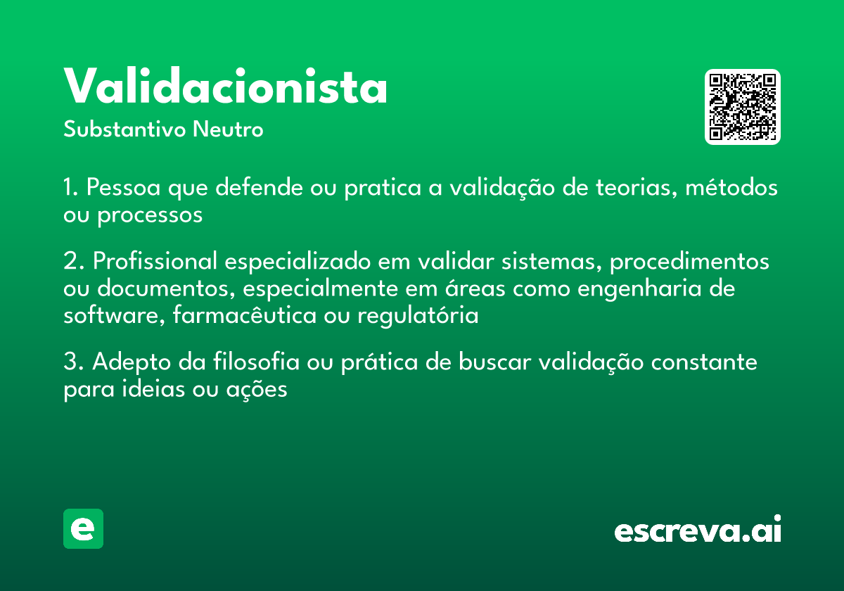 validacionista