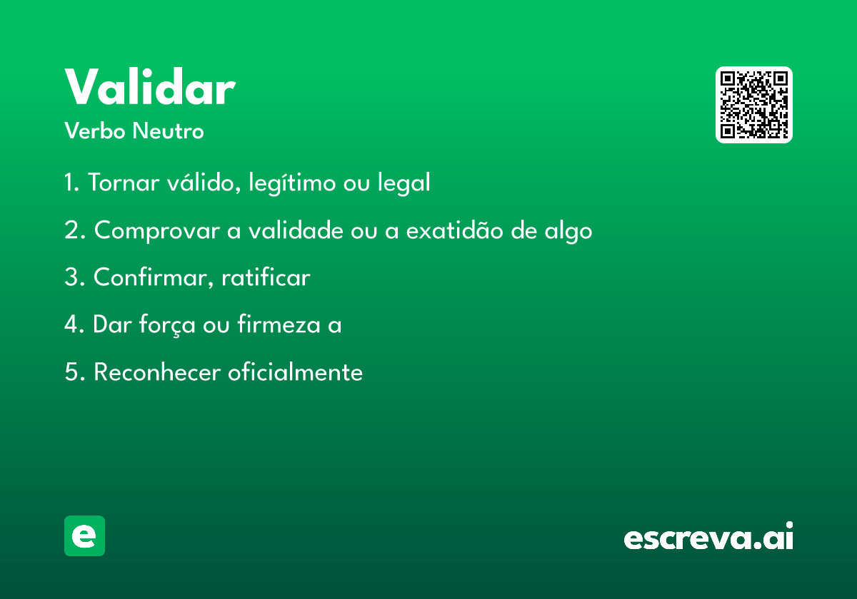 validar