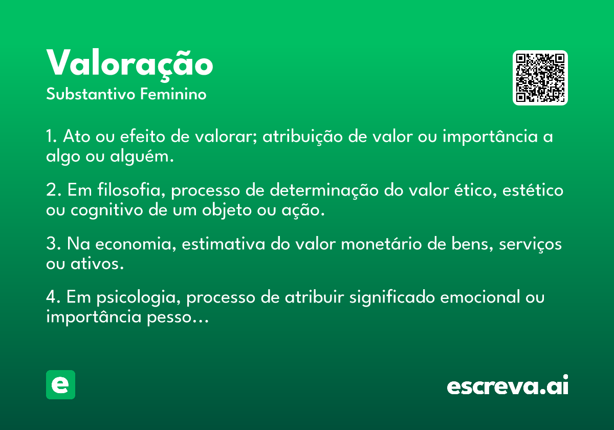 valoração