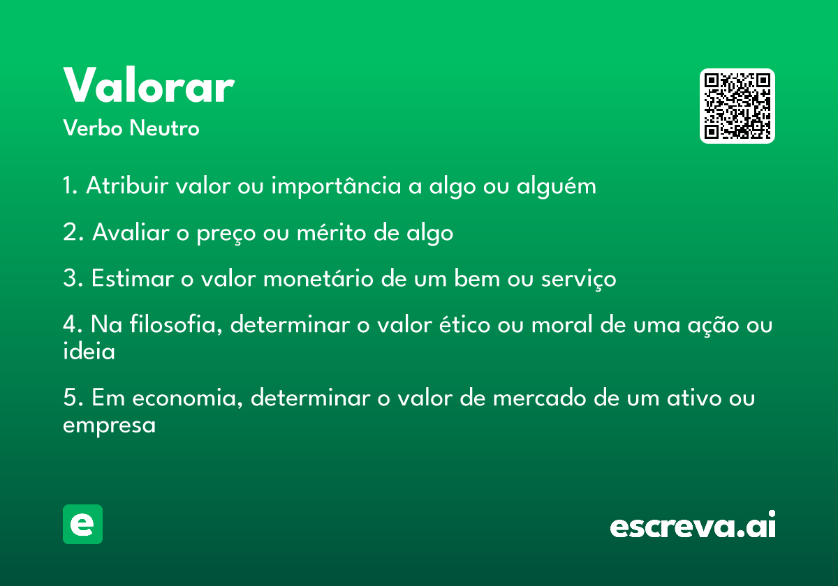 valorar