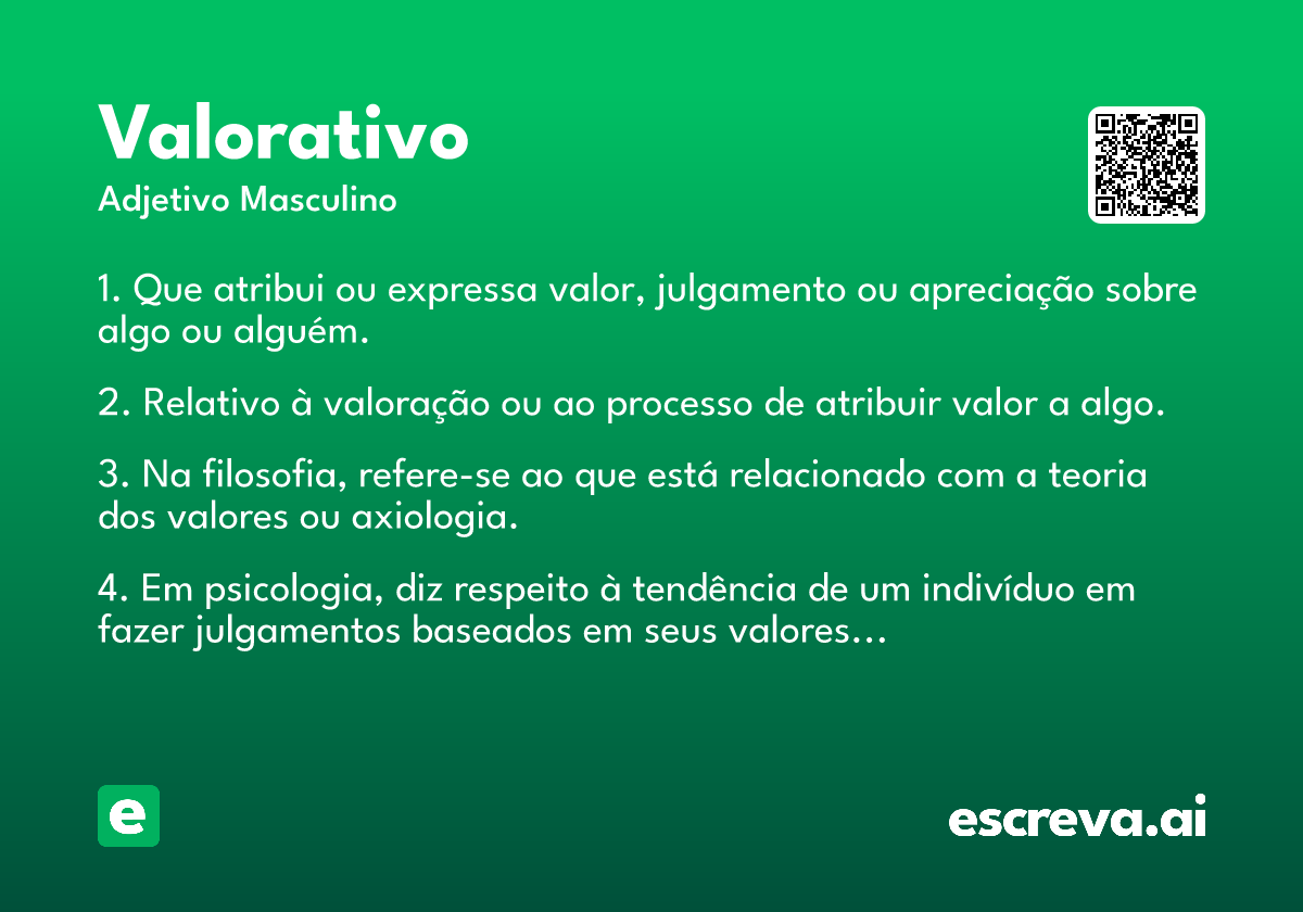 valorativo