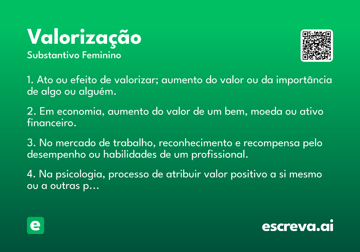 valorização