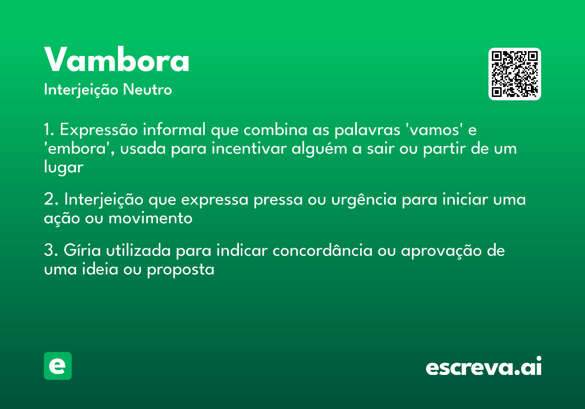 vambora
